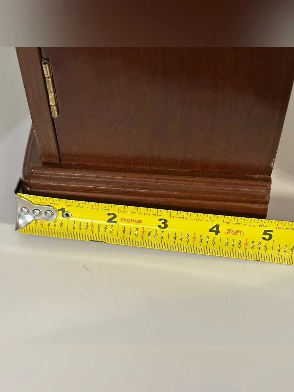Vtg. Wooden jewelry box with 3 drawers